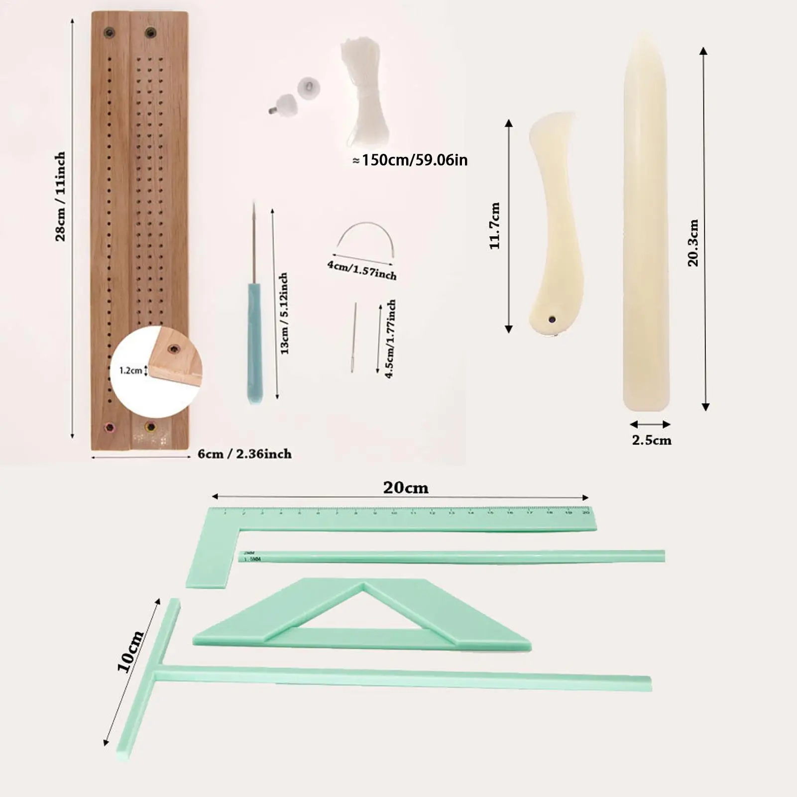 책 제본 도구 나무 서명 펀치 도구 책 제본 세트 휴대용 바인더 아울 곡선형 학생용 학교 파일용 수동 도구