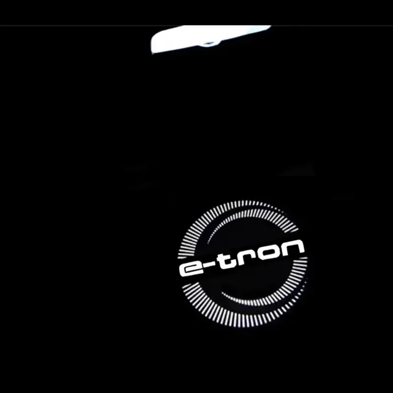2pcs For Audi E-tron 2019 2020 2021 2022 Led Car Door Ghost Shadow Welcome Light Logo Projector Lamp Accessories