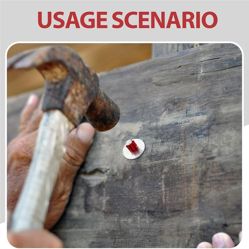 Abll-ferramenta de fixação de pó de pino de arruela fixadores acionados em pó diâmetro do pino de acionamento de liga de aço com arruela de 1 polegada, 100 peças