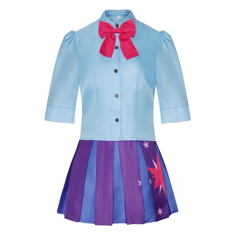 Twilight Sparkle Cosplay Kostüm Uniform Halloween Kostüme für Anime Frauen Spiel