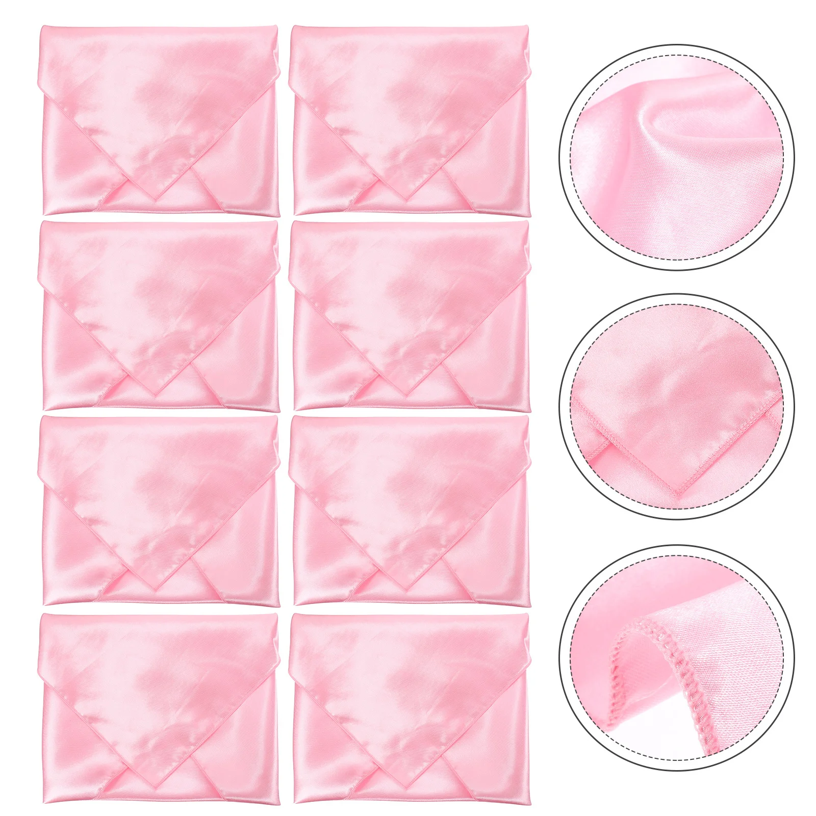 

8Pcs Cloth Napkins Washable Dinner Napkins for Party Wedding Table Reusable Water Absorption Cloth Napkin