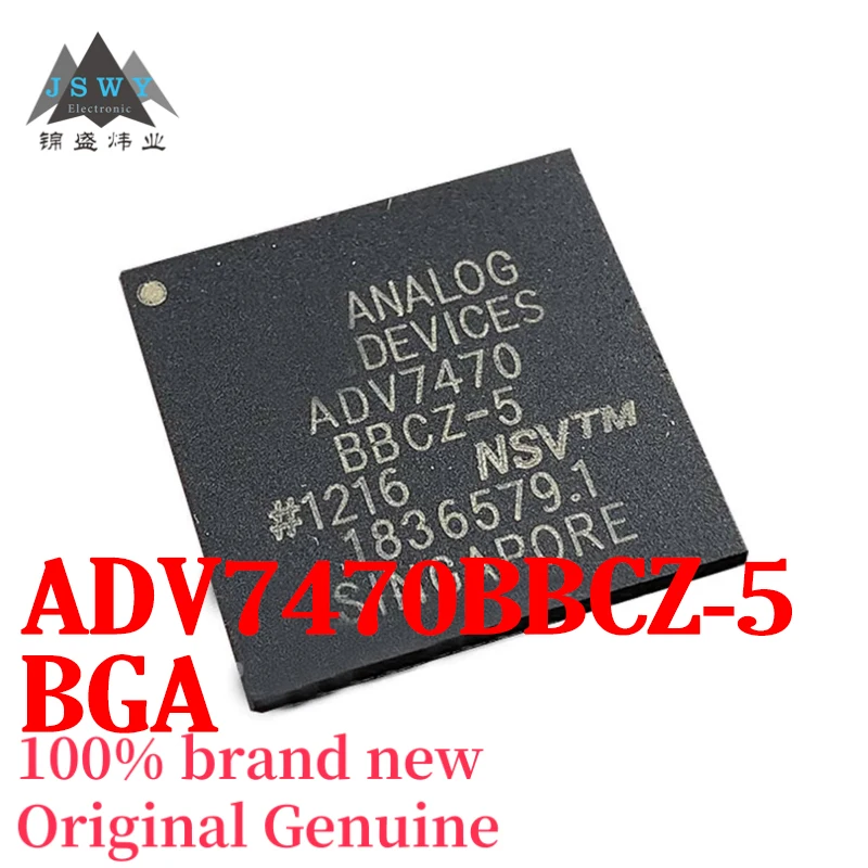 

(2/30 pieces) ADV7470BBCZ-5 ADV7470 BGA Brand New Original Imported Authentic IC Free Shipping