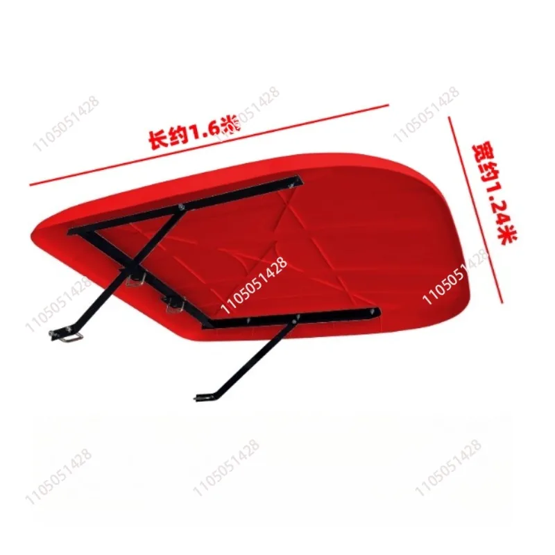 

Трактор с тентовым потолочным навесом ветра