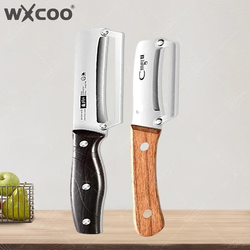 WXCOO Kitchen Paring Knife Multifunctional Planer Fruit Peeler Sugarcane Peeler Stainless Steel Kitchen-Specific Peeler Tools