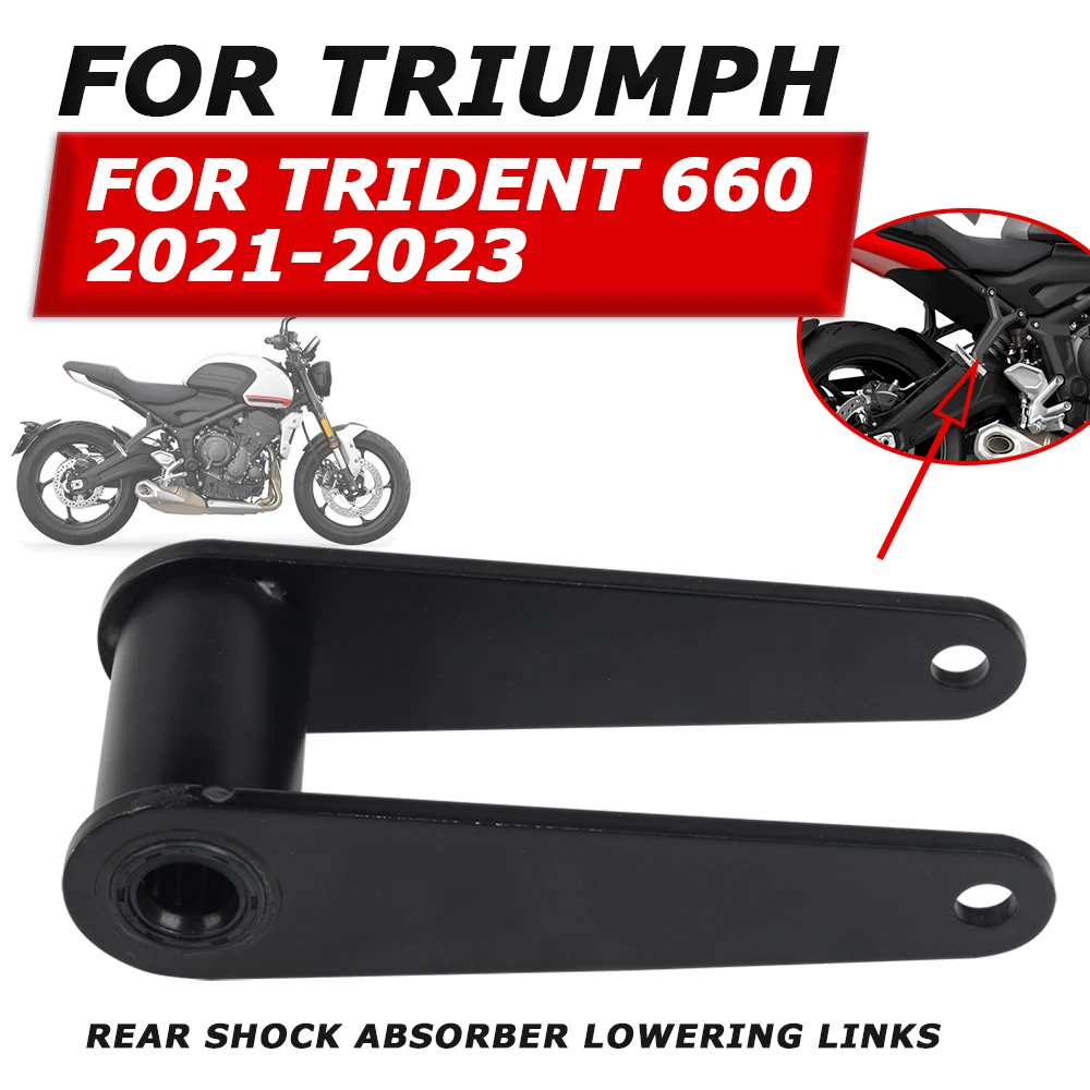 For Triumph Trident 660 Trident660 2022 Motorcycle Accessories Rear Shock Absorber Lowering Lever Arm Suspension Links Lower