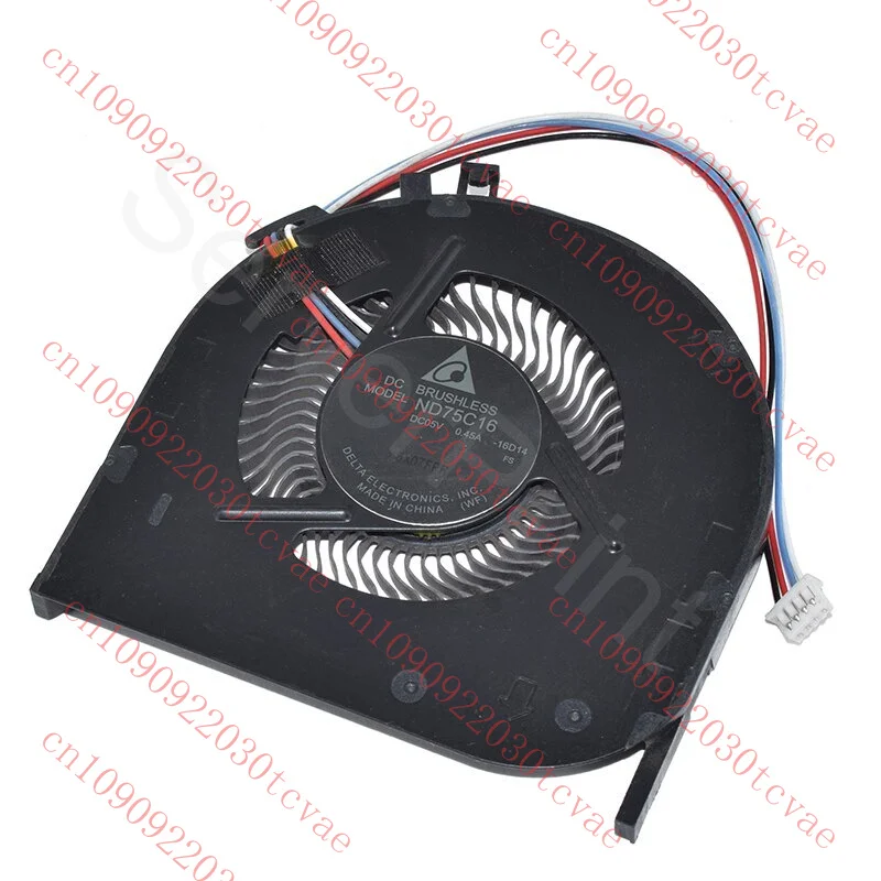 

For Delta ND75C16-16D14 0.45A for Lenovo THINKPAD E580 Built-in CPU Cooling Fan