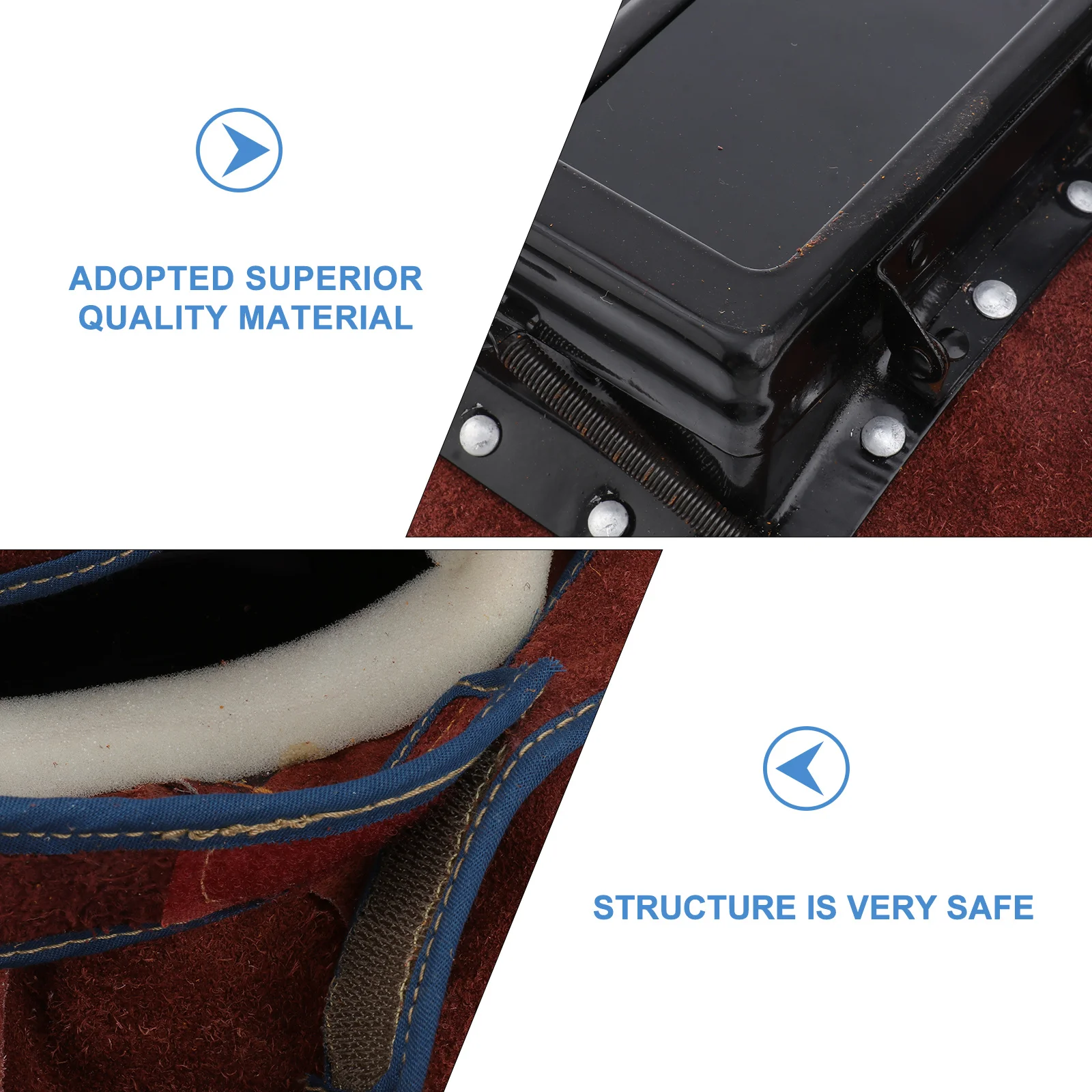 

1Pcs Automatic Darkening Welding Face Mask Cowhide Cover Heat Resistant Weld Protector Face Mask Welding Protector