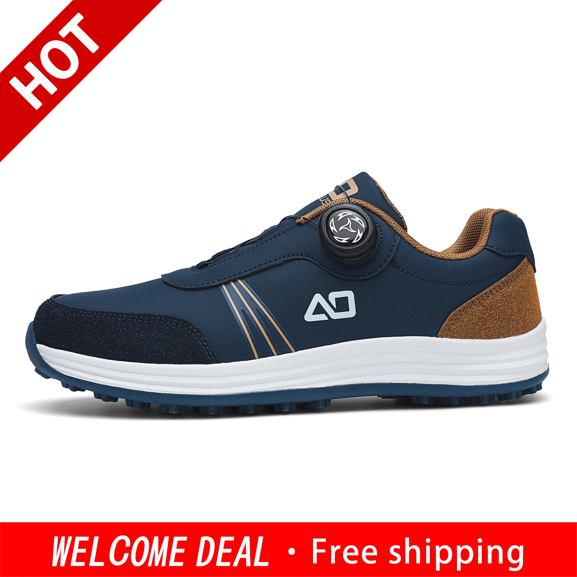 Golf Shoes for Fashionable Outdoor Use for Both Men and Women, With Anti-Slip Design, Suitable for Mountain Climbing and Hiking