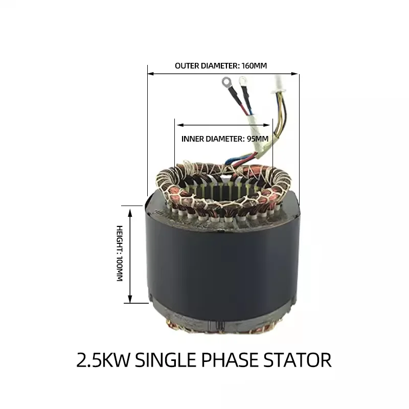 Diesel gaso generator stator rotor assembly 2/3KW/5kw single-phase three-phase coil accessories coil