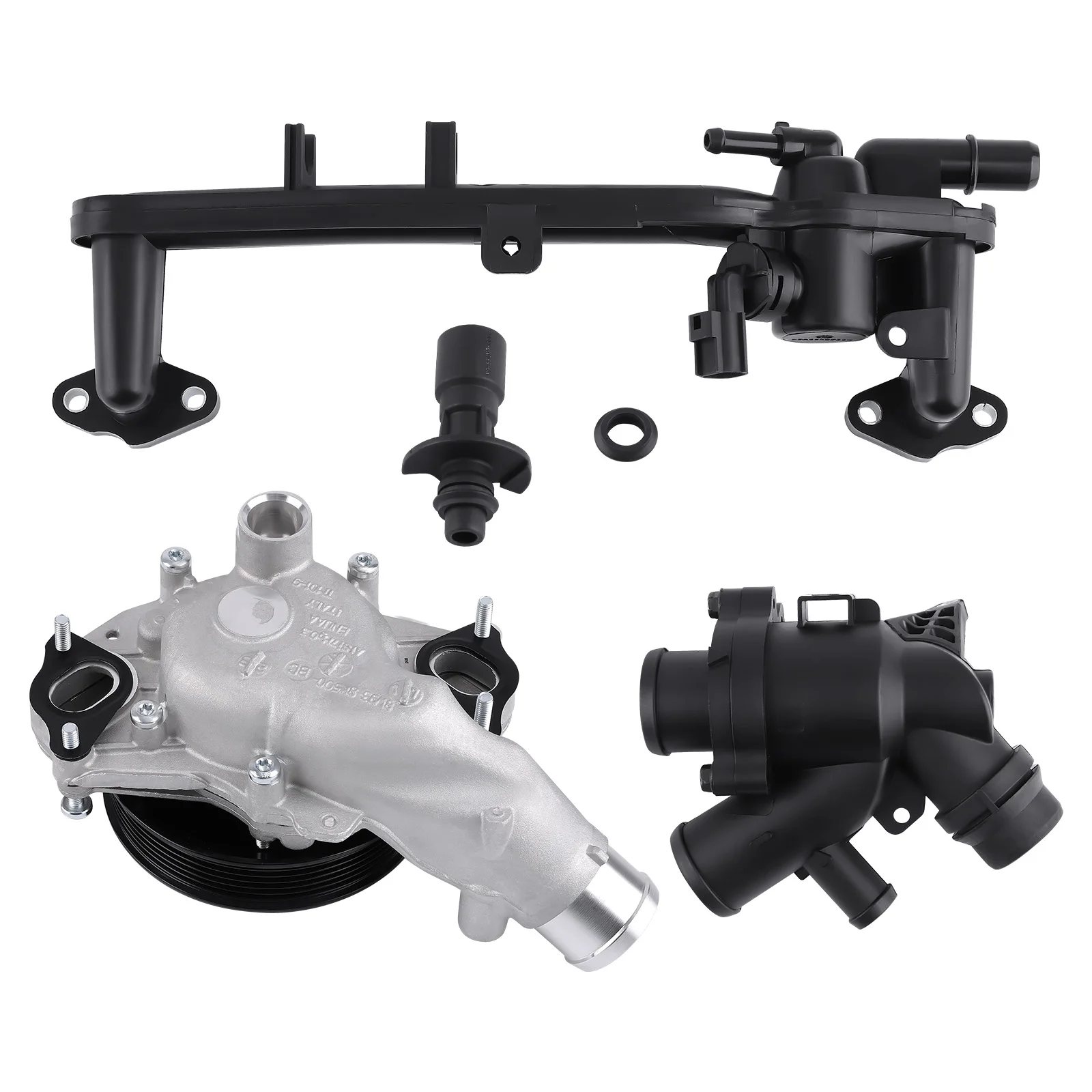 ปั๊มน้ําหล่อเย็นท่อเซนเซอร์เทอร์โมสําหรับ Land Rover LR4 2010-2016 LR 028136