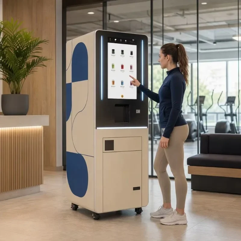 Customizable Protein Powder Vending Machine with Remote Monitoring for Gym Chains for Gyms and Sports Clubs