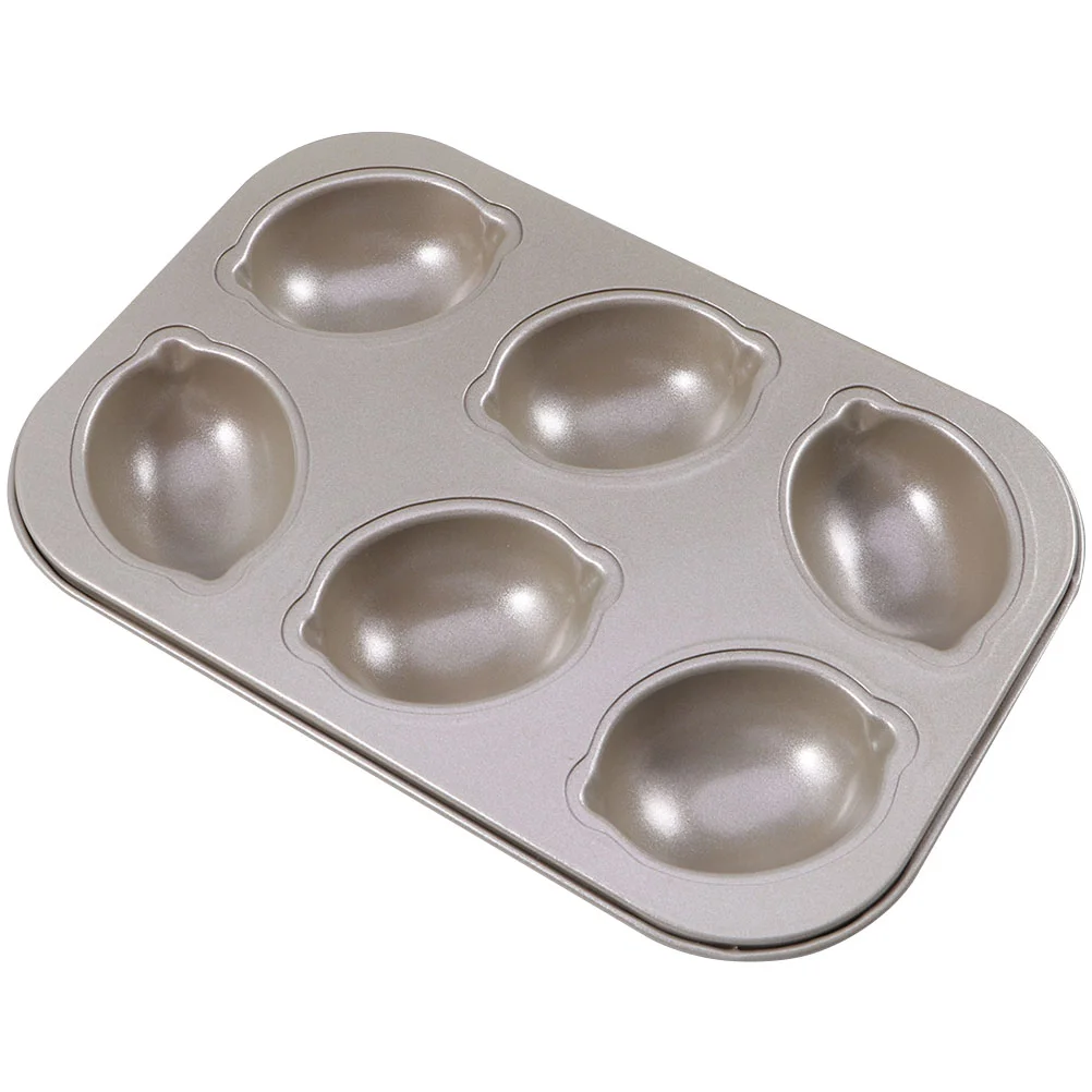 Form Baking Metal Molds Pans Muffin Jelly Funny Cake Nonstick Bakeware Madeleine Tin Cheese Lemon Shaped Dessert Paper Cup