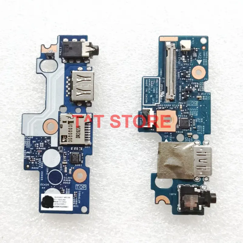 Original For Dell Inspiron 15 5509 Laptop AUDIO USB SD Card Reader IO Board Test Good Free Shipping