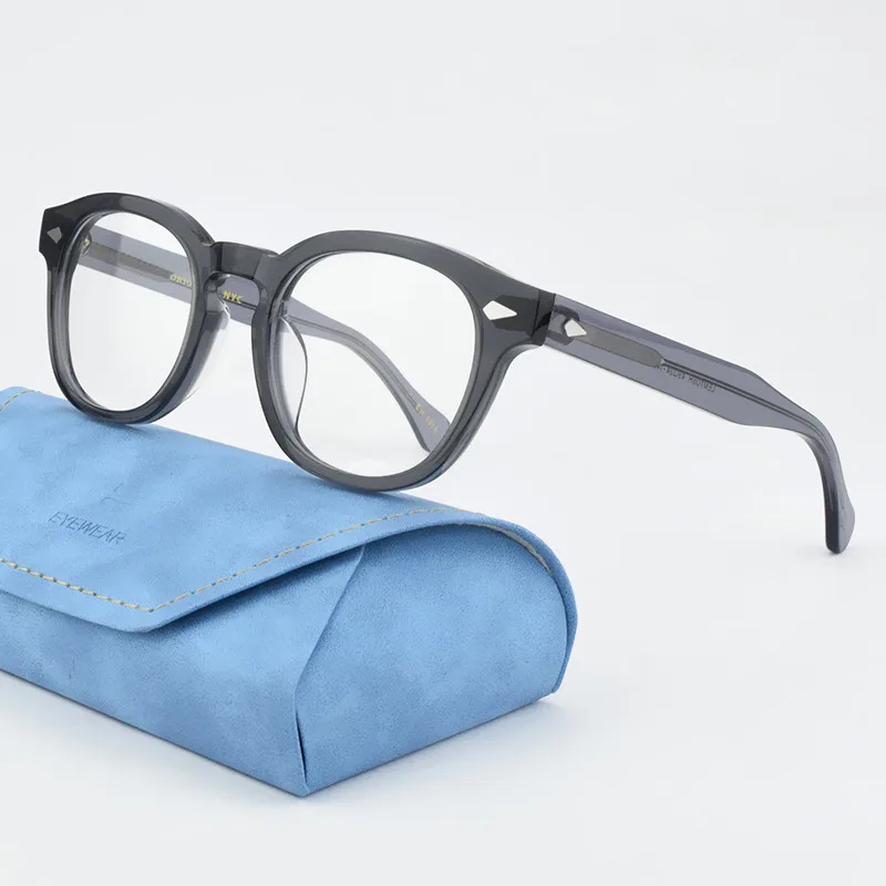 2025 Retro Eyeglasses Frames for Men Johnny Depp High Quality Acetate spectacle Women Luxury Brand Vintage Glasses Frame Lemtosh image 3