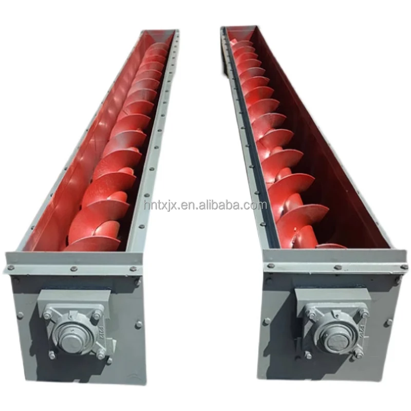 ناقل حلزوني واسع النطاق على شكل حرف U ماكينة تغذية الحمأة الحبيبية لمضخات الخرسانة #6