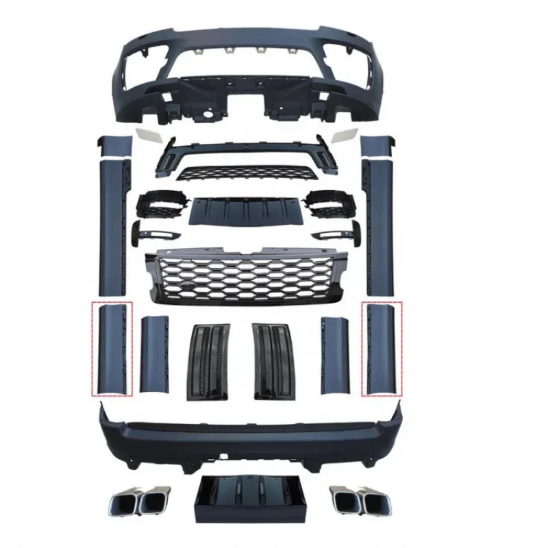 

Высококачественный товарАвтомобильный комплект кузова для Range Rover Vogue 2013-2017, обновление до модели автомобиля SVO 2020, бамперы L405