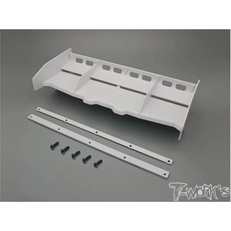 Original T Works TO-308 1/8 Airflow Buggy Wing ( White /Yellow /Black ) Rc Tool