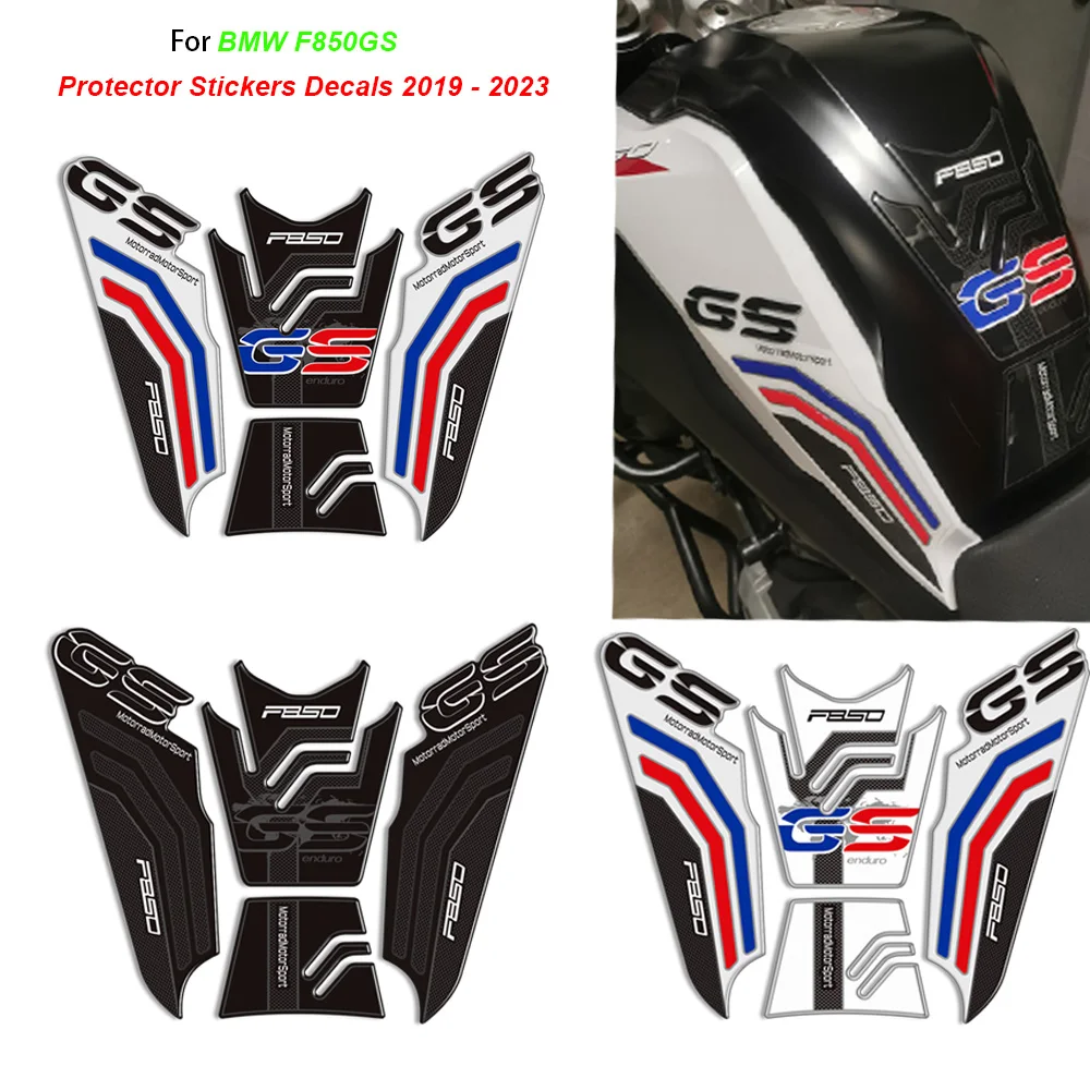 

For BMW F850GS F 850 GS F850 Motorcycle Tank Pad Gas Fuel Oil Kit Knee Stickers Decals Protector 2019-2023