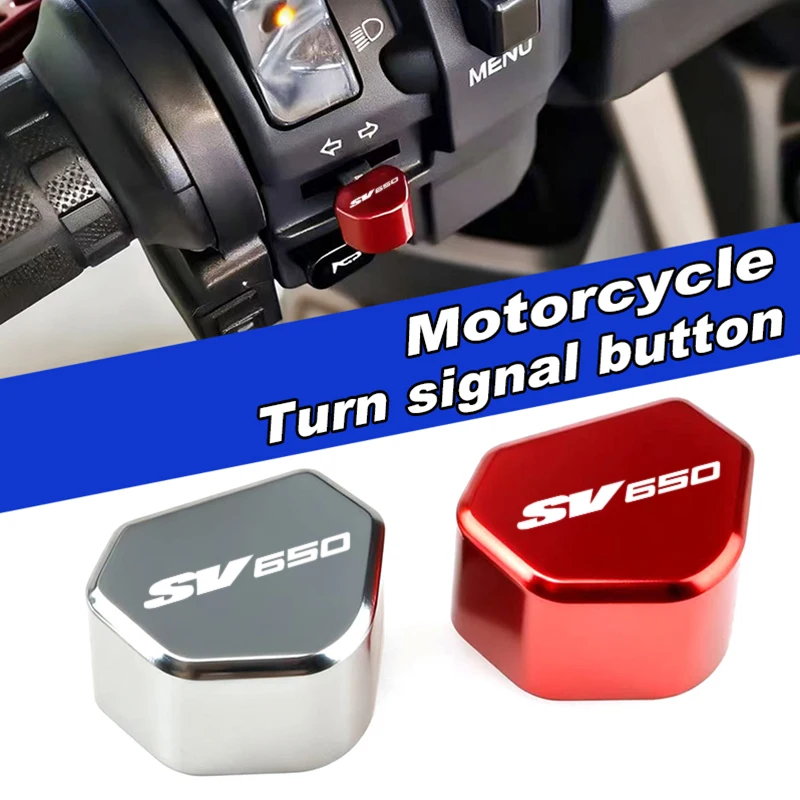 

Для Suzuki SV 650/650X SV650 SV650X Gladius SFV 650 SFV650 алюминиевый мотоциклетный переключатель указателя поворота, кнопка, аксессуары для клавиш
