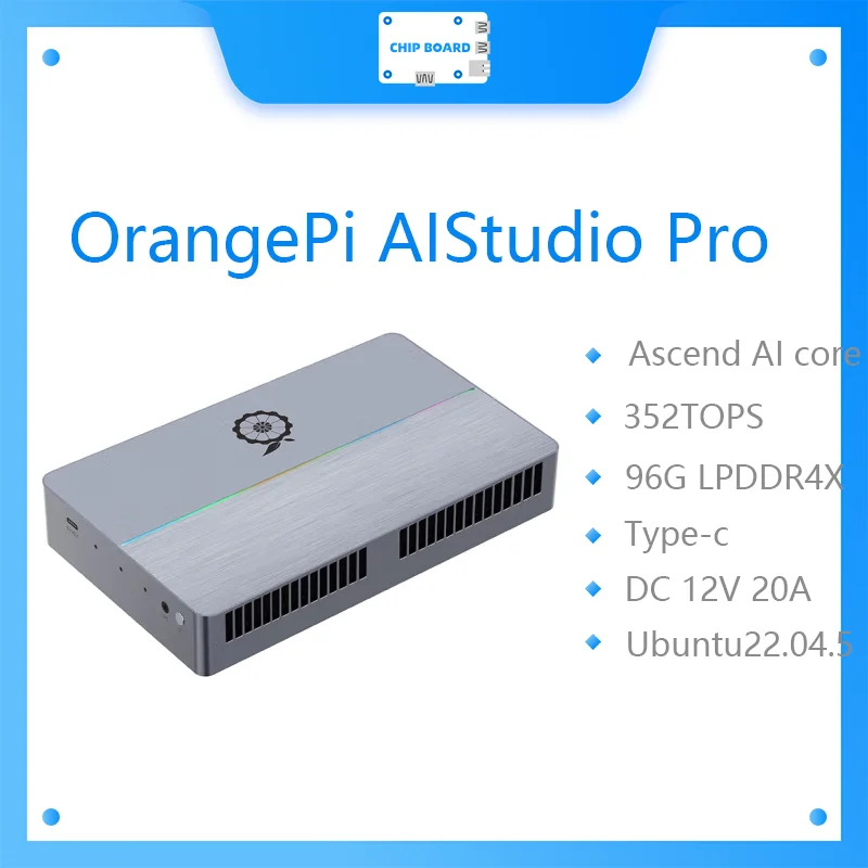 OrangePi AIStudio Pro Арифметическая карта Ascend Макетная плата 352TOPS OCR Распознавание OrangePi AI Studio Pro