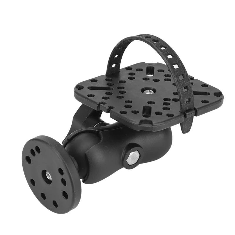 360 Degree Rotatable Ball Mount With Fish Finder And Universal Mounting Plate Kayak Accessories,Round Base