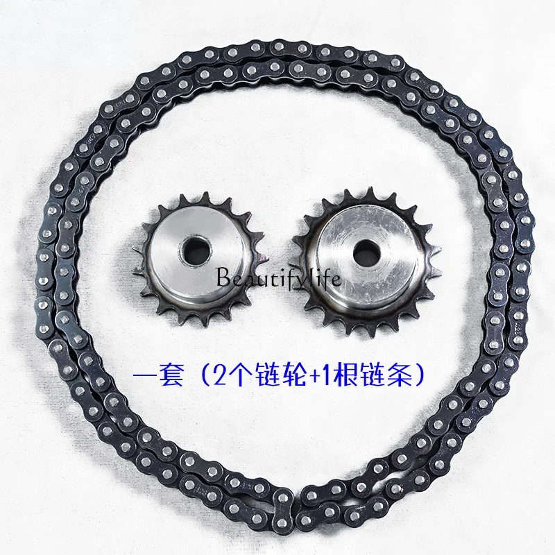 Chain Gear Motor Accessories Processable Conveyor Table Wheel Mechanical Transmission 9 Teeth-60 Teeth Industrial Sprocket