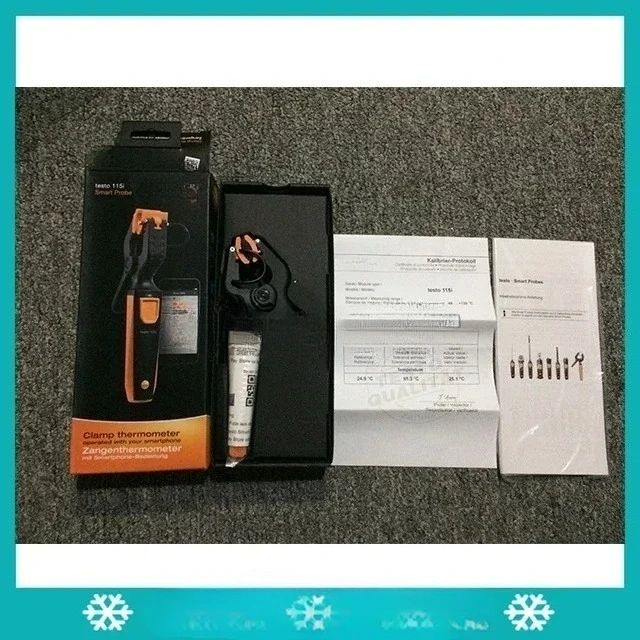 EE1 115i Clamp thermometer Testo 115i Smart probe with smartphone operation Zangenthermometer Mit Smartphone