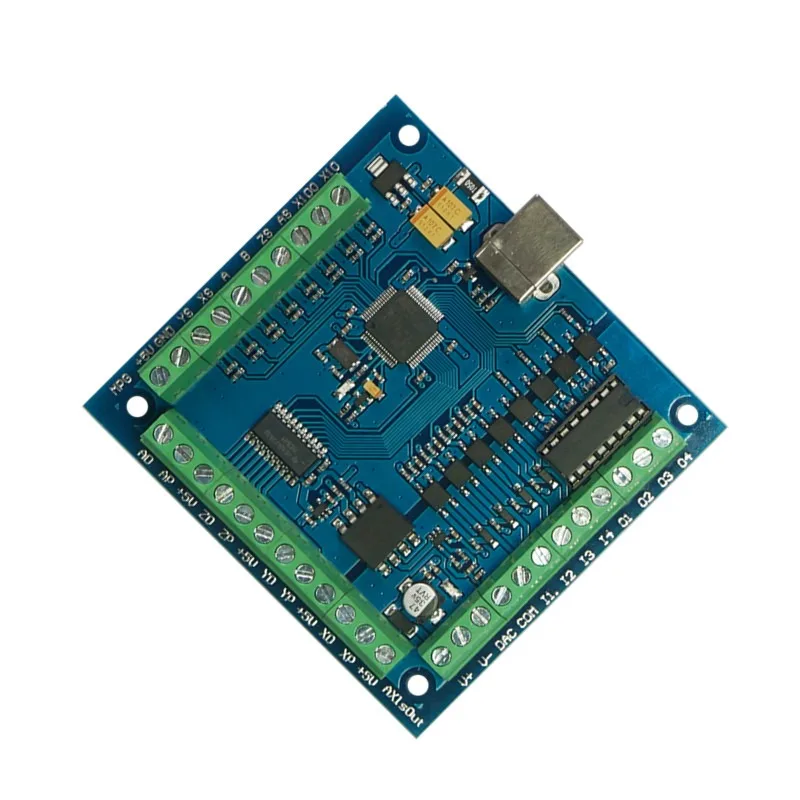 Control card 100KHz USB four-axis sports card supports a 12-24V limit range