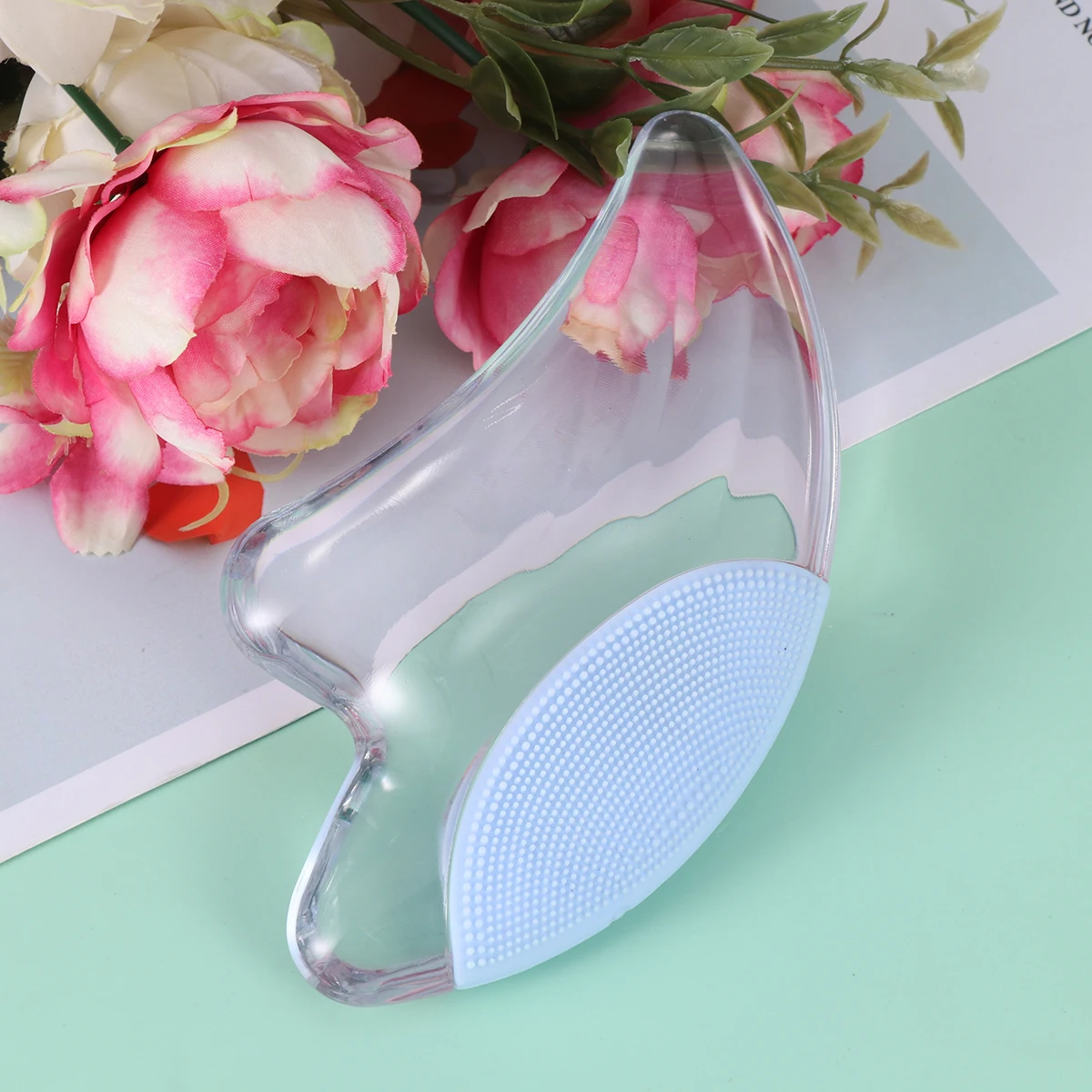 

1Pc Crystal Gua Plate Transparent Scraping Treatment Plate Scraping Plate Scraping Bar with Light(Blue)