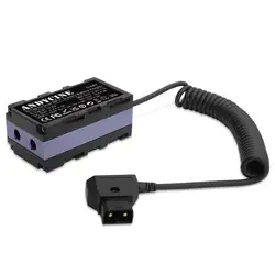 Andycine D-NPF D-Tap to Dual-Sided Sony L-Series/NP-F Dummy Battery Adapter