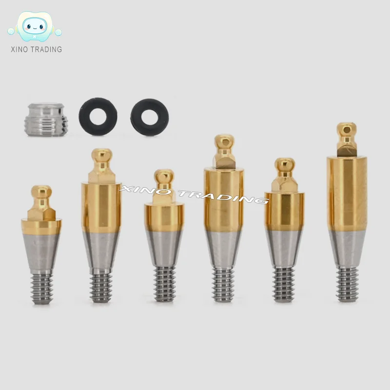 Precyzyjny sztanga implantologiczna z tytanu klasy 5, kompatybilna z Dentium, do odbudowy implantów.