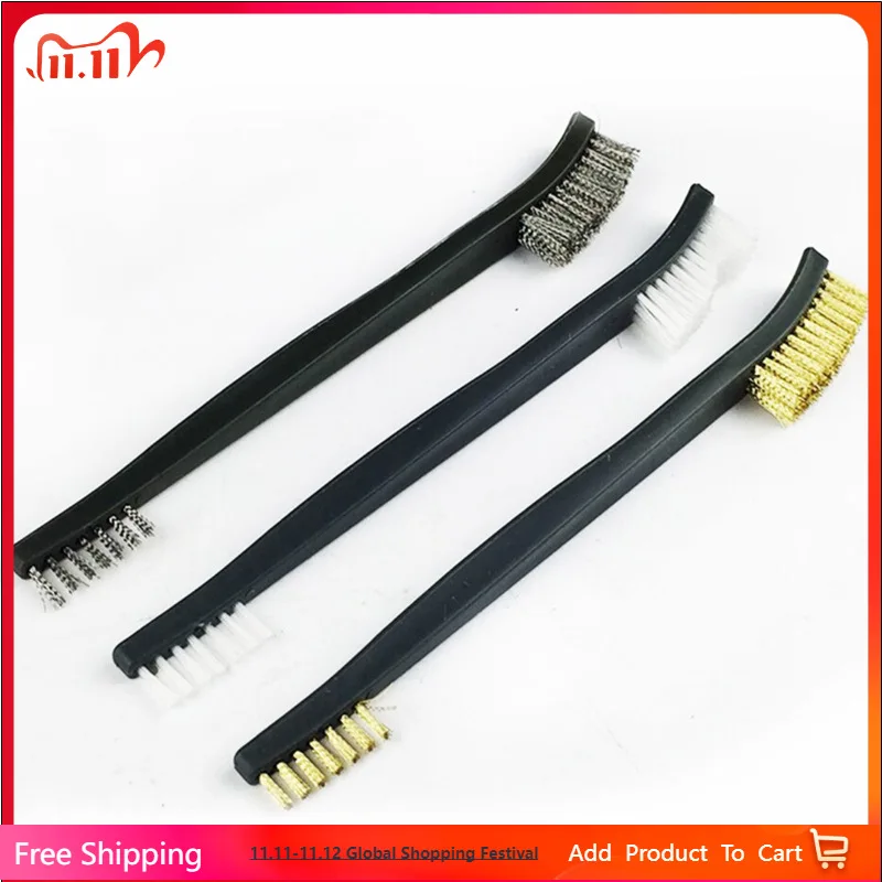 

Universal Gun Hunting Cleaning Kit Steel Wire Brush Nylon Pick Set Tactical Rifle Pistol Gun Hunting Cleaning Tool Accessories