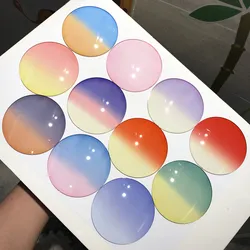 1.56 1.61 1.67 Colorful Tinted Lens Dyeing Gradient Color Sunglasses Prescription Optical Myopia Sun Glasses Dye Lenses Eyewear