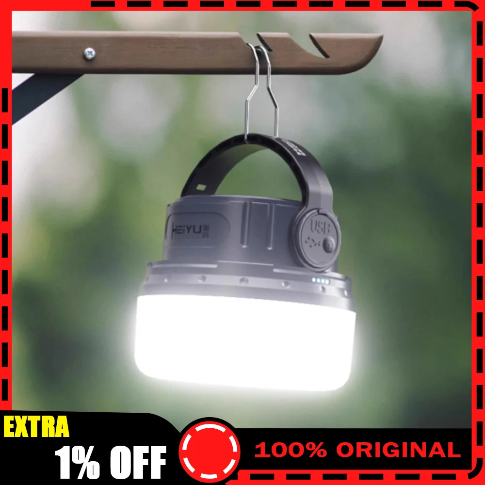 

LEM E06/E06S/E06Pro Лампа для кемпинга USB Солнечная энергия Перезаряжаемая лампа для кемпинга Портативная уличная лампа 800LM 6000 мАч Фонарь