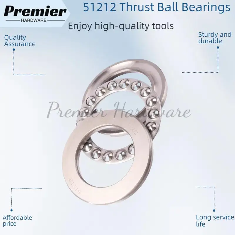 

51212 Thrust Ball Bearings Deep Groove Ball Bearing for Generator Bearin Skate Shoes Thrust Ball Bearing 51212