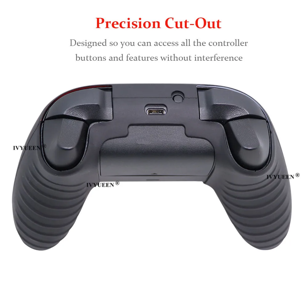 جلد سيليكون واقي مضاد للانزلاق من IVYUEEN لسلسلة XBox X S Core حافظة عنكبوت لوحدة التحكم اللاسلكية مع قبضة عصا الإبهام التناظرية