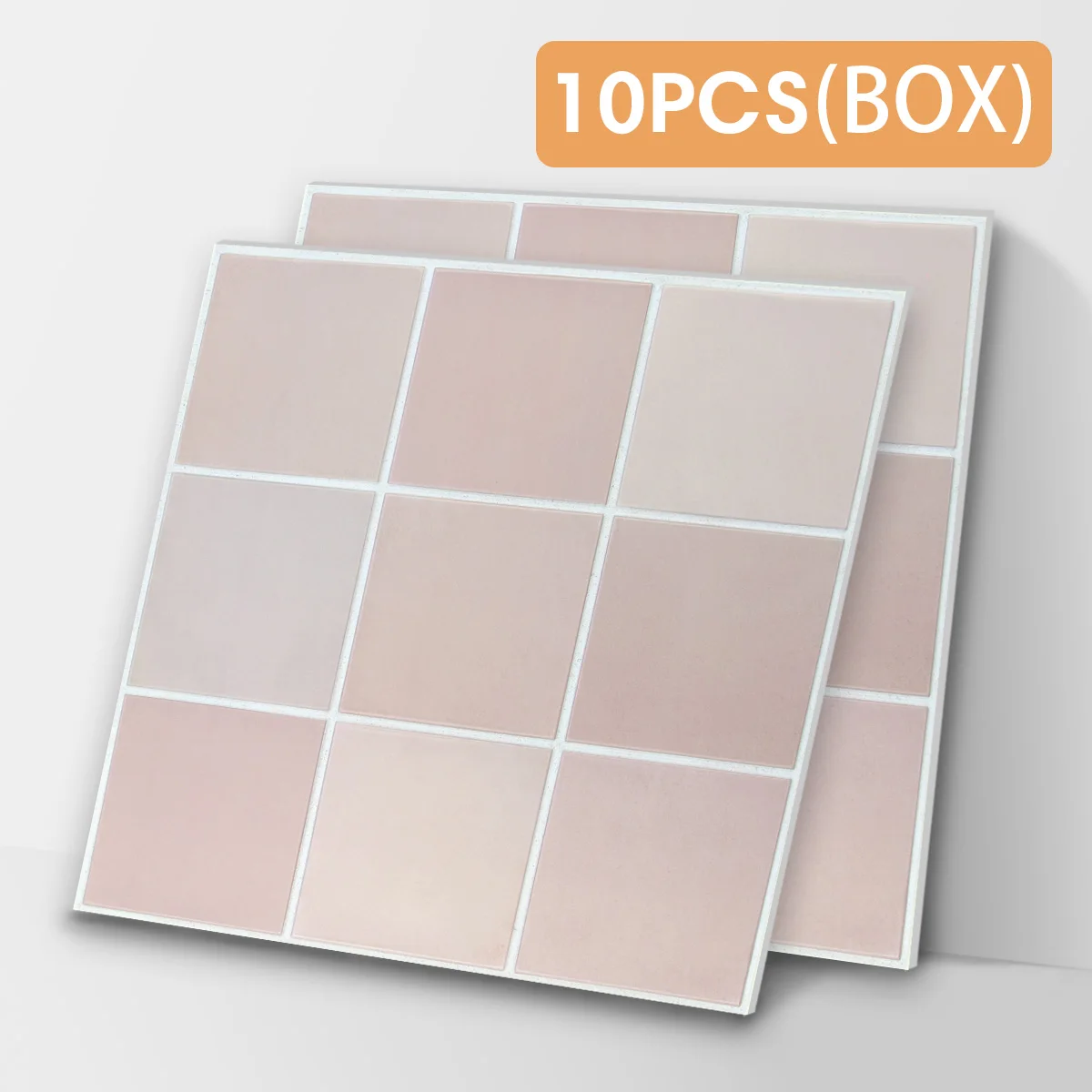 

Водонепроницаемые, 10 шт., 11,8 x 11,8 дюйма, 3D квадратные самоклеящиеся настенные панели из ПВХ, фартук для ванной комнаты, внутренняя стена, декоративные стенки