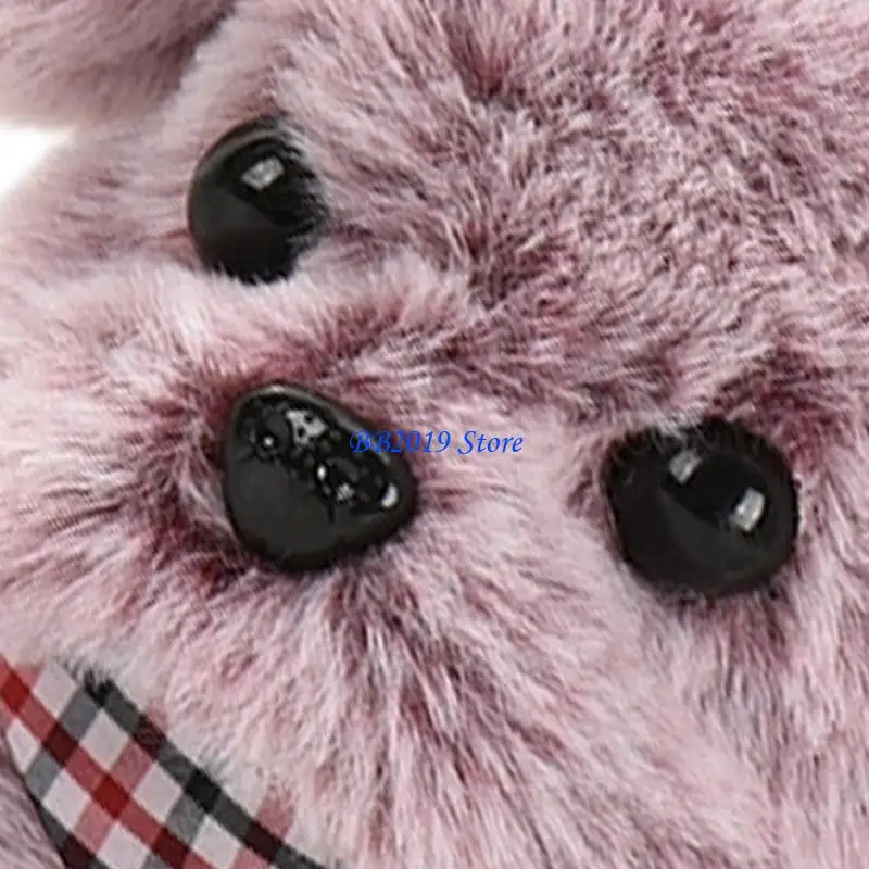 

Q0KB Furry Puppy Toy Прекрасная прогулочная игрушка Орнамент Домашние офисные украшения