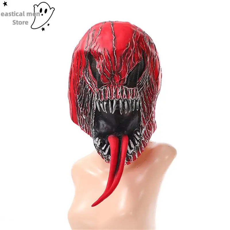 

Horror Monster Mask Cosplay Head Cover Halloween Costume Party Haunted House Prank Prop Long Tongue Latex Masks
