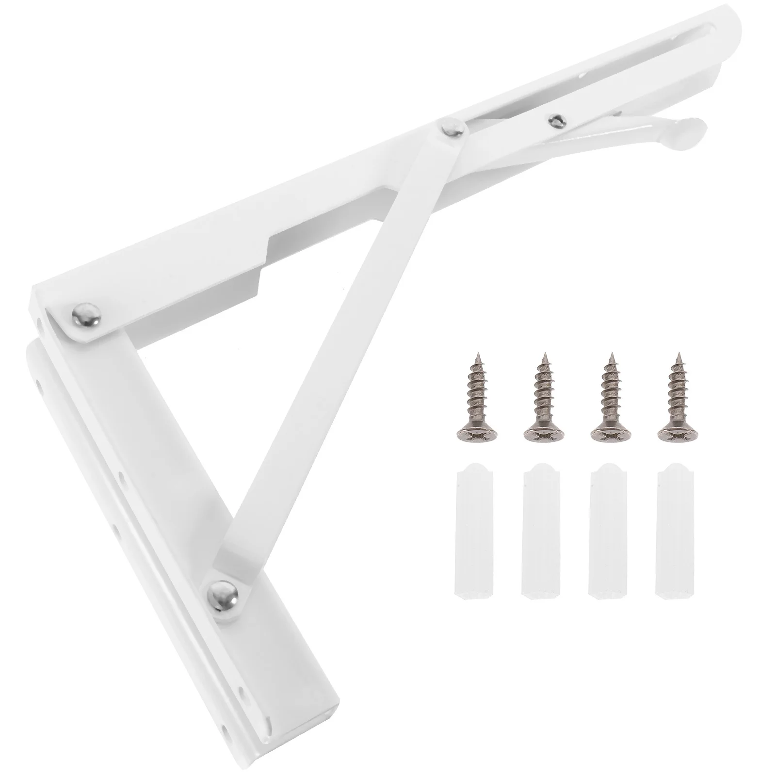 

Shelf Brackets Floating Metal Supports Sturdy Hidden Installation for Books Plants Loudspeakers Display Support Bracket