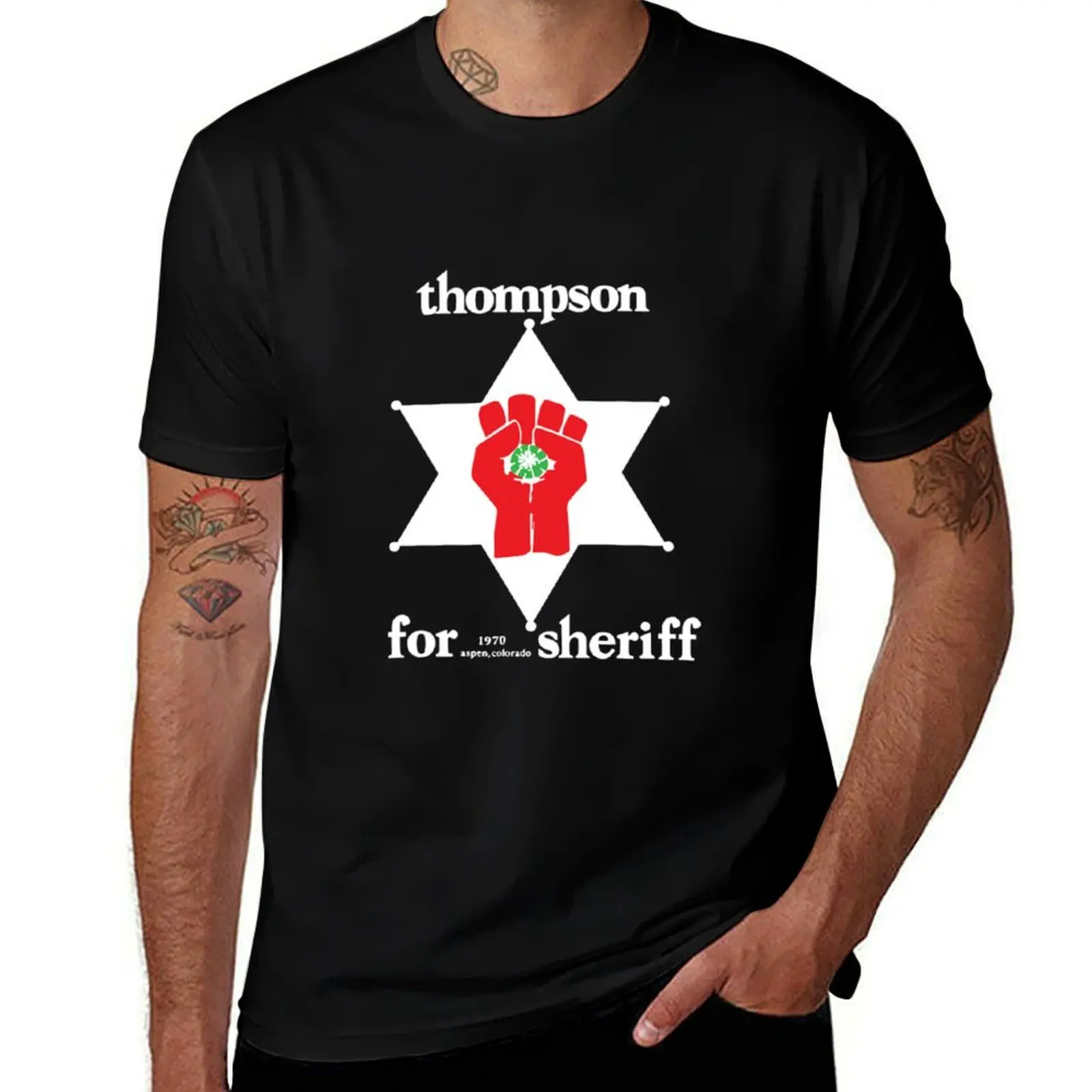 Hunter S Thompson T-Shirt Sports Casual Breathable Tee Shirt T-Shirt