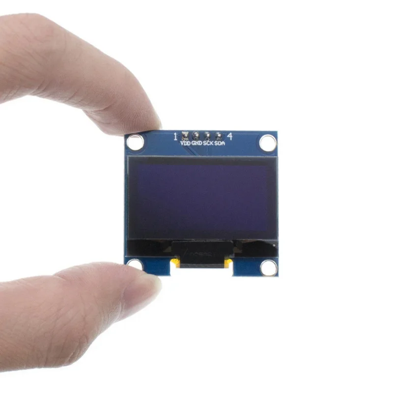 وحدة عرض OLED لاردوينو ، رقاقة محرك الأقراص باللون الأبيض أو الأزرق ، شاشة OLED IIC I2C ، x 64 ، 47 بوصة ، Sh1106
