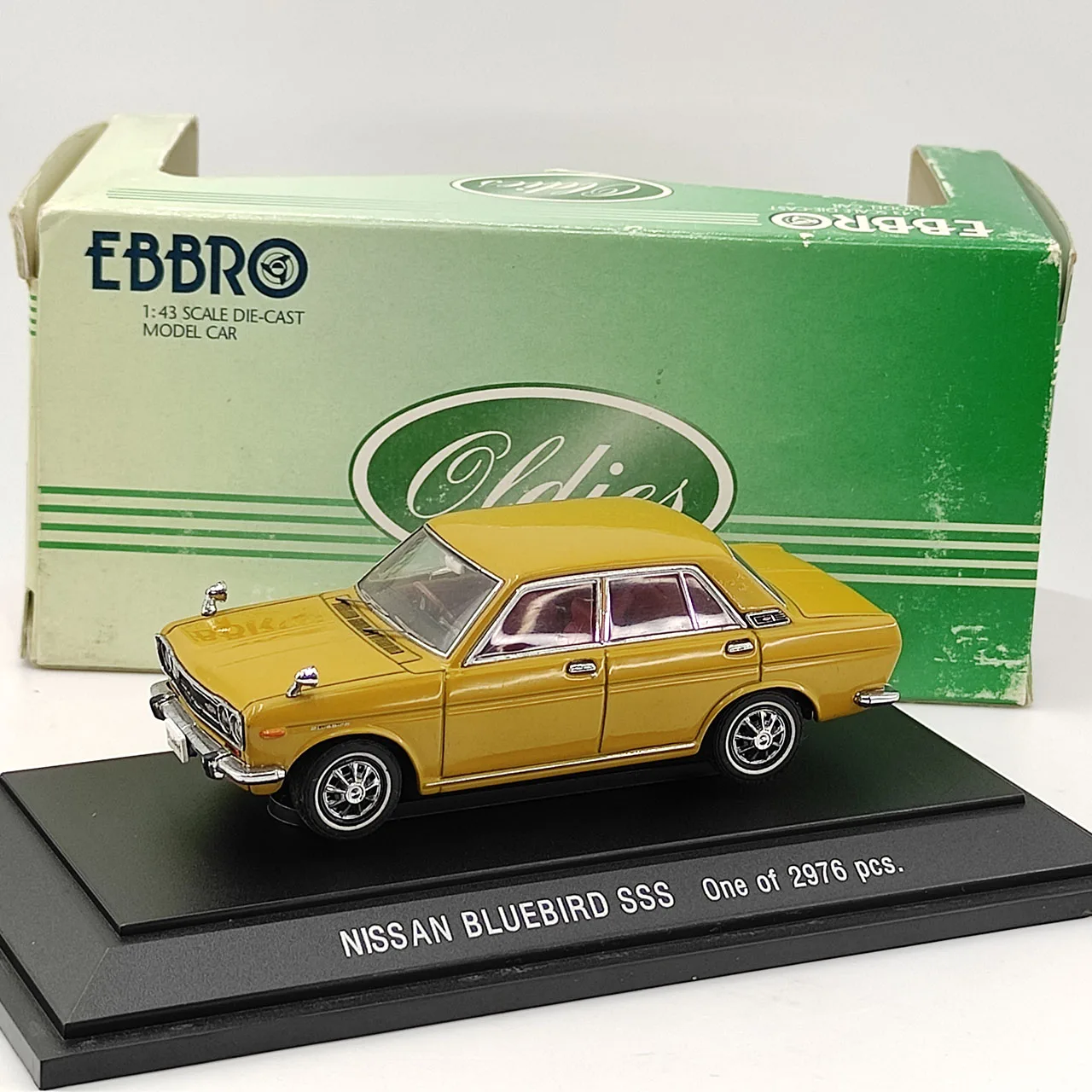 

Дефектная литая под давлением EBBRO масштаб 1:43 BLUEBIRD SSS модель автомобиля из сплава Коллекционная игрушка в подарок сувенир дисплей орнамент