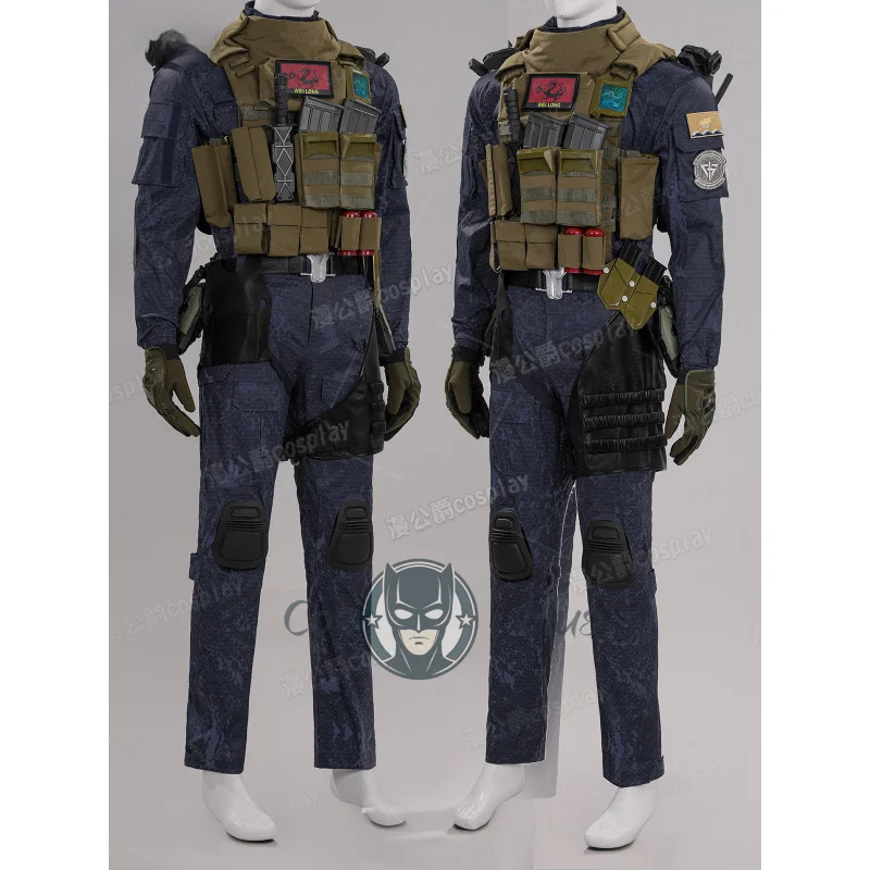 دلتا فورس: هوك اوبز لونغ وي أزياء تنكرية موحدة للهالوين كرنفال حفلة عيد الميلاد لعب الأدوار الملابس الملابس