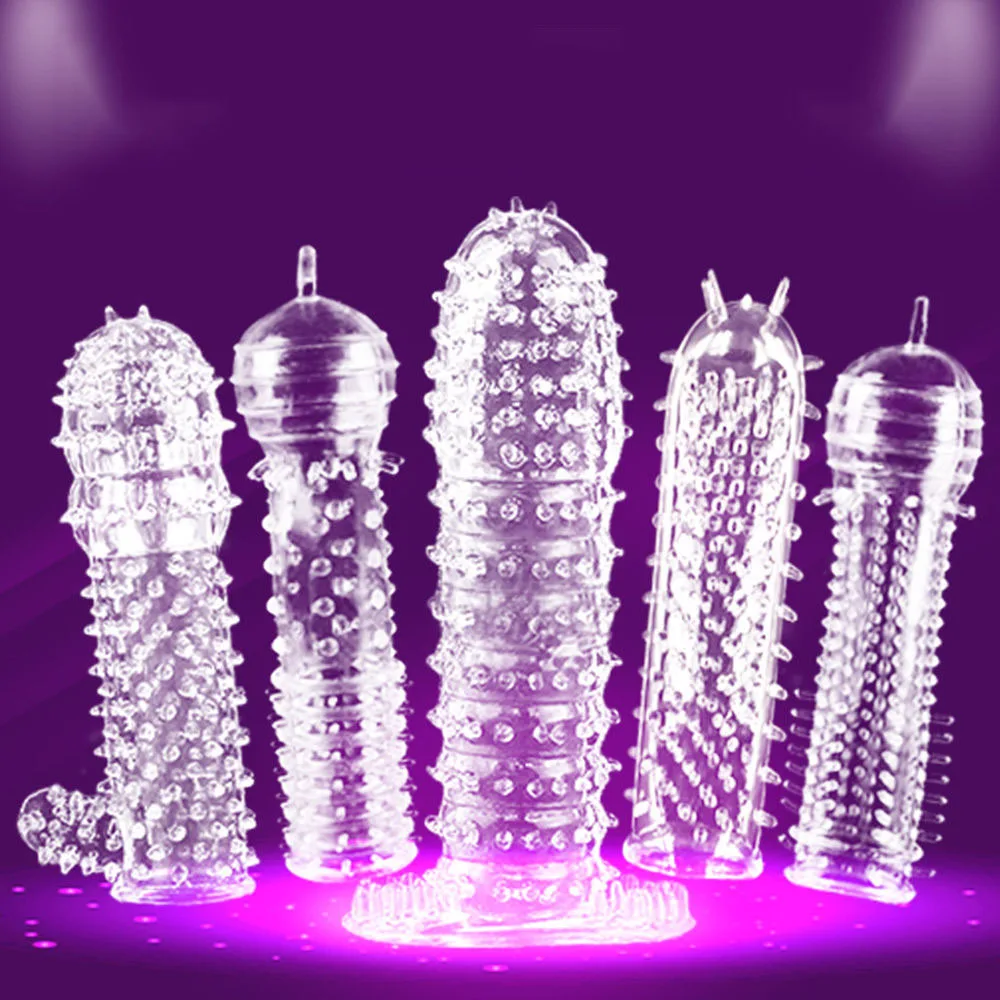 5 أنواع من أكمام القضيب المزخرفة لتحسين الإحساسات أثناء الجنس المختري، لعبة جنسية تحفيزية للرجال #2