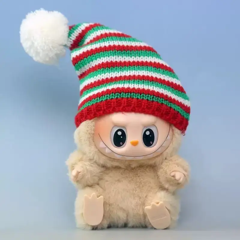 

Mini Doll'S Clothes Outfit Accessories For Korea Kpop Exo Labubu Idol V1 V2 Christmas Cookie Man Sweater Hat New Year Clothes