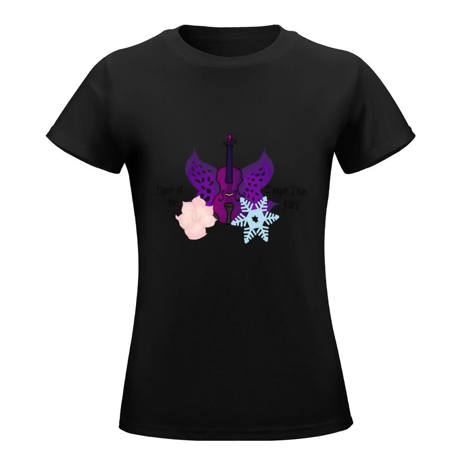 Dance of the Sugar Plum Fairy T-Shirt plus size tops summer top vintage clothes Women's clothing