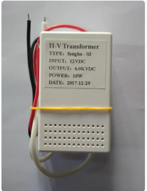 

Dc DC12V ~ 5.0kv/6.0KV Солнечная лампа для уничтожения комаров, лампа для уничтожения насекомых, трансформатор, высокое напряжение посылка