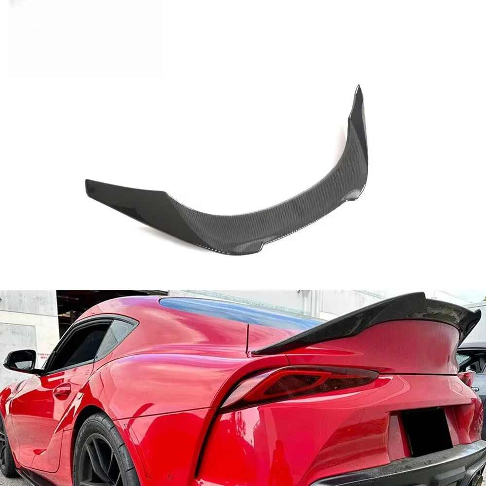 A90 Dry Carbon Fiber Auto Trunk Spoiler Rear Tail Wing for Supra A90 2018-2024