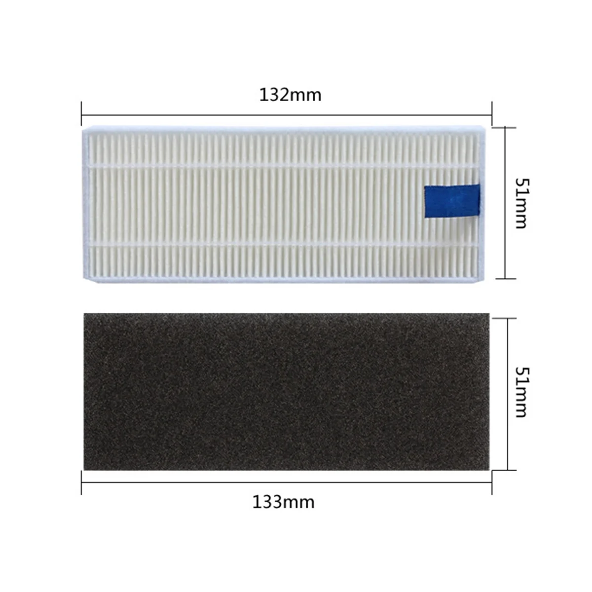 Filtro Hepa con spazzola laterale per aspirapolvere robot X-Plorer Serie 75 RG7687 / RR7687WH